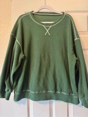 Women’s “Be Happy It’s Okay”Fleece Crewneck Sweatshirt
